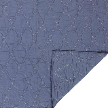 Harbour Navy Twin Quilt 68Wx86L VHC Brands - The Fox Decor